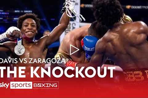 Keyshawn Davis drops Jose Zaragoza TWICE in second round KO! 😲