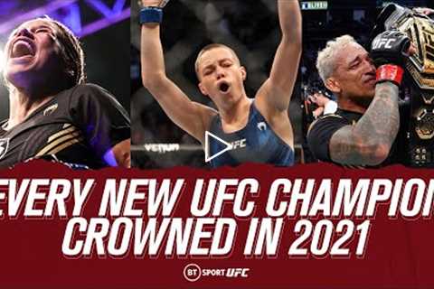 Every New UFC Champion Crowned in 2021! Joy, Shocks, Controversy and shocks!