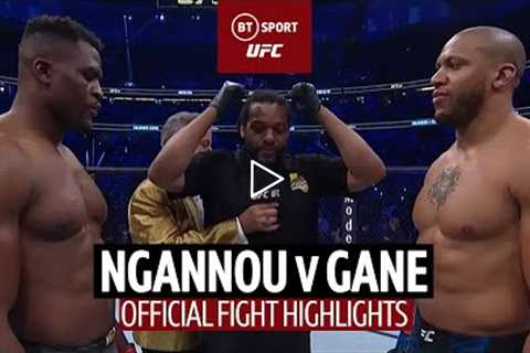 Francis Ngannou v Cyril Gane  Five round battle for the title!  UFC 270 Fight Highlights