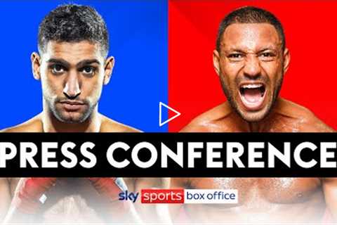 AMIR KHAN VS KELL BROOK! 🔥 LIVE PRESS CONFERENCE