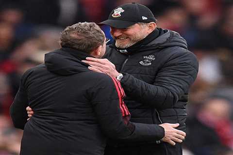‘It doesn’t interest me’ – Ralph Hasenhuttl delivers brutal snub to Man Utd when asked about links..