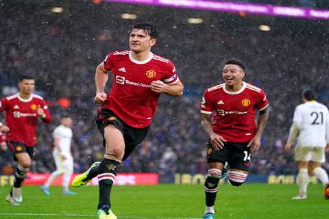 Under-fire Man Utd captain Harry Maguire stands up when it really matters in most hostile of..