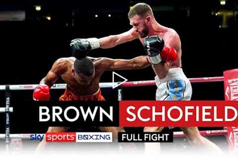 FULL FIGHT!  Germaine Brown vs Charlie Schofield  English Super Middleweight title 🏆