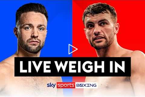 JOSH TAYLOR VS JACK CATTERALL 💥  LIVE WEIGH-IN! ⚖️