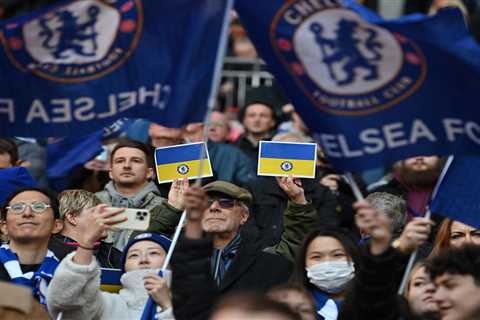 Chelsea players and fans send defiant message in support of Ukraine after Russian invasion after..