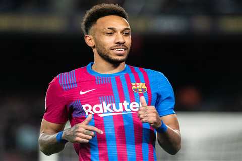 ‘I’m very happy and at home’ – Aubameyang takes Arsenal swipe after fifth Barcelona goal following..