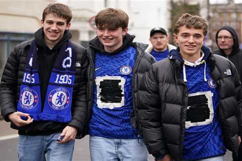 Chelsea fans arrive at Stamford Bridge for what could be final home game of Roman Abramovich era..