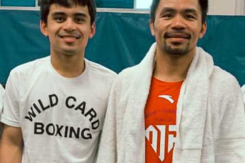 Seven father-son boxing duos like the Mayweathers, Eubanks, Benns and Hattons as Pacquiao’s son..