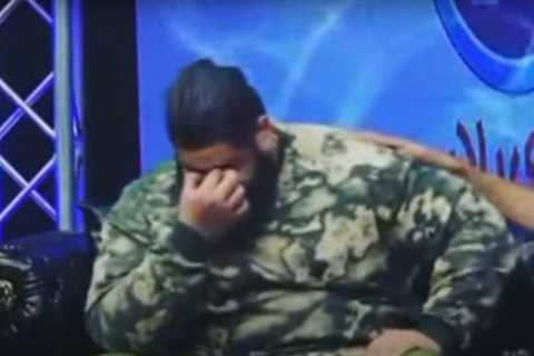 Iranian Hulk breaks down in tears on live TV after revealing his parents have disowned him after..