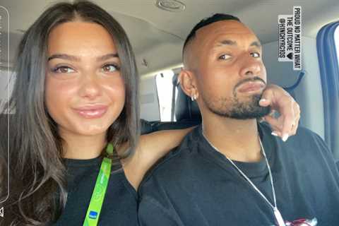 Nick Kyrgios appears to confirm engagement to girlfriend Costeen Hatzi after just five months as..