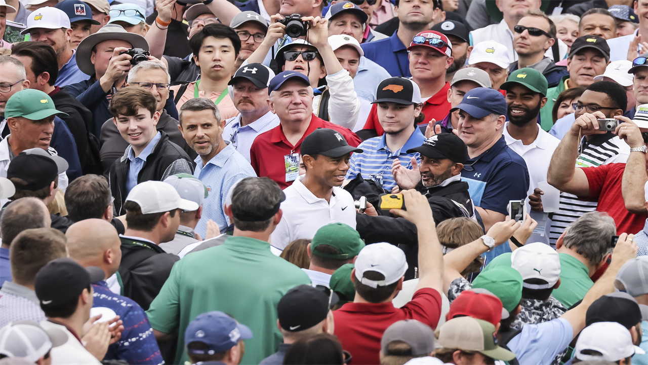 Tiger Woods’ return and fans back in full force has made The Masters feel electric – now time for battle to commence