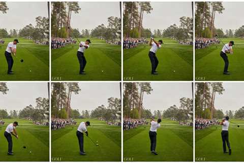 10 pictures of Tiger Woods' golf swing from the 2022 Masters