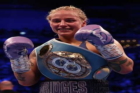 How Ebanie Bridges became IBF champion, silencing the critics and dazzling fans in sexy lingerie at ..