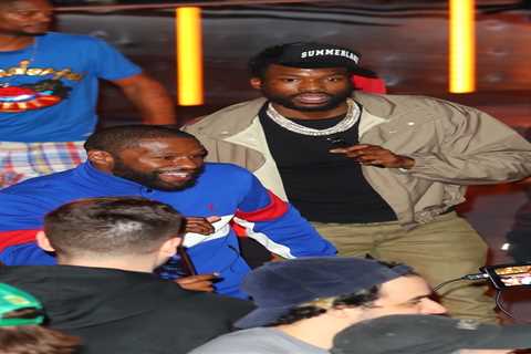 Floyd Mayweather hits roller disco in New York with pals Usher and Meek Mill and just swerves heavy ..