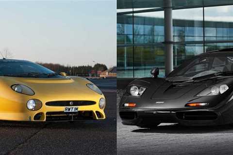  Jaguar XJ220 vs. McLaren F1 