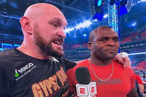 ESPN forced to apologise for X-rated Tyson Fury and Francis Ngannou interview after expletives and..