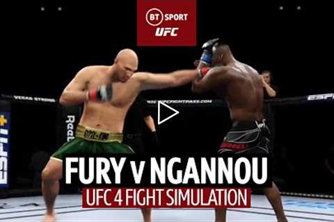 Tyson Fury v Francis Ngannou  UFC 4 Simulation