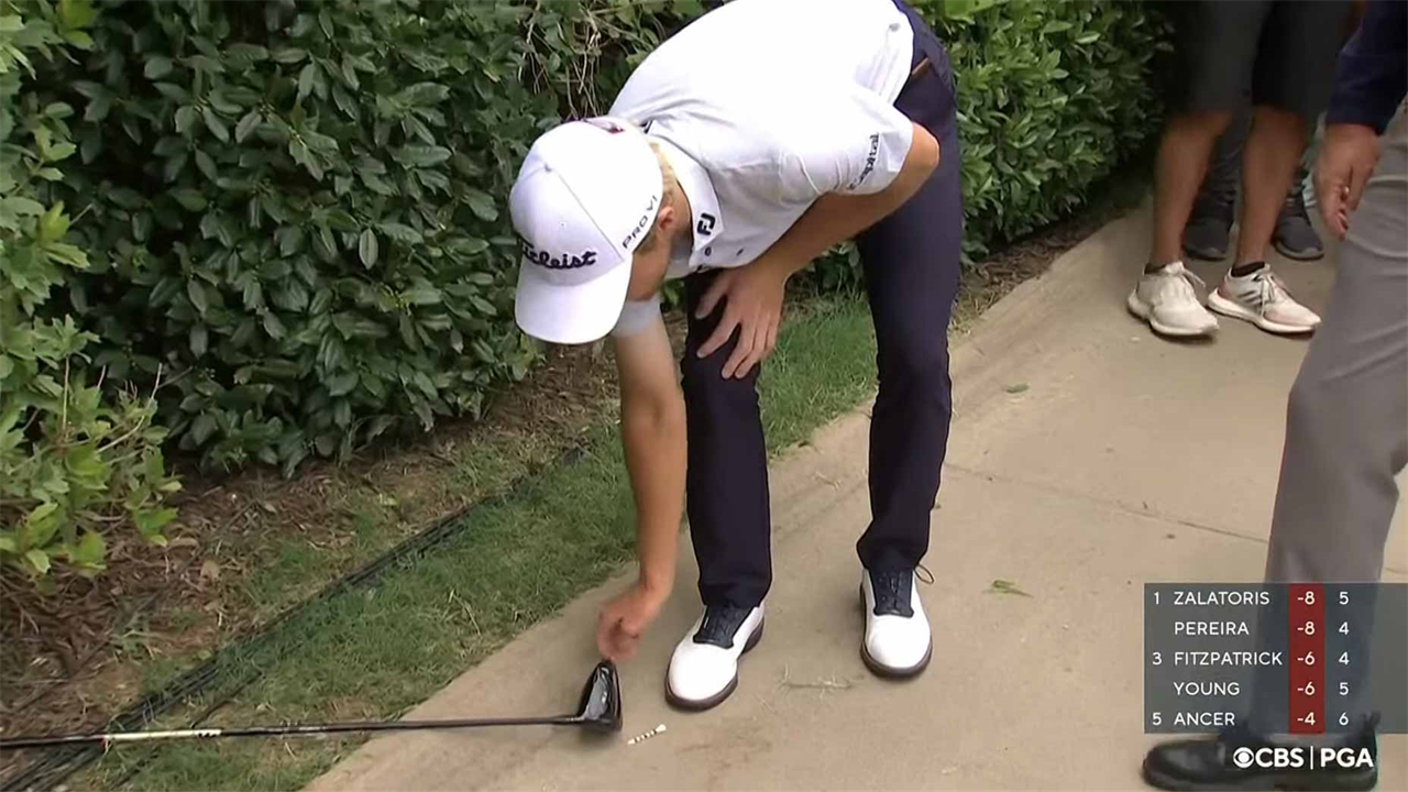 Will Zalatoris just made the best, most confusing bogey save ever at the PGA