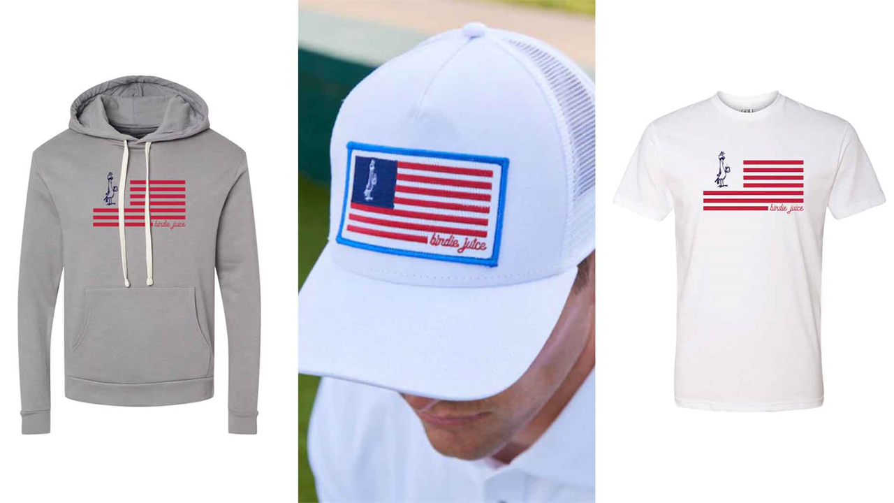 Buy this Birdie Juice Flag gear before it sells out!