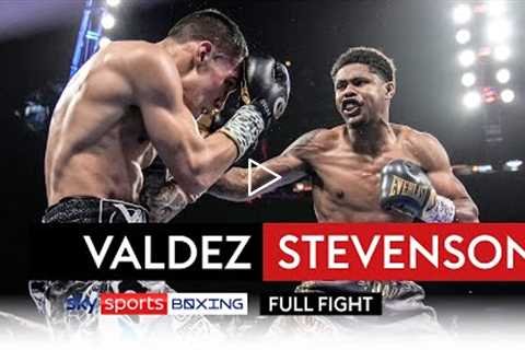 Oscar Valdez vs Shakur Stevenson  FULL FIGHT 🥊🤯