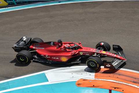 Charles Leclerc secures pole position in inaugural Miami Grand Prix as Hamilton battles to secure..