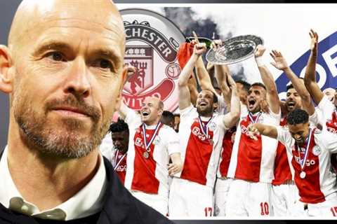 Erik ten Hag ‘cuts Ajax celebrations short’ for Man Utd transfer meeting in Amsterdam