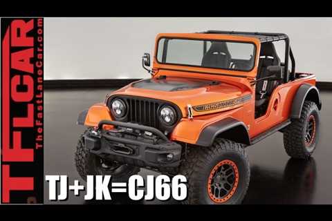 What Happens When You Mashup A Jeep Wrangler JK + TJ + CJ? Answer: Jeep CJ66 SEMA Concept