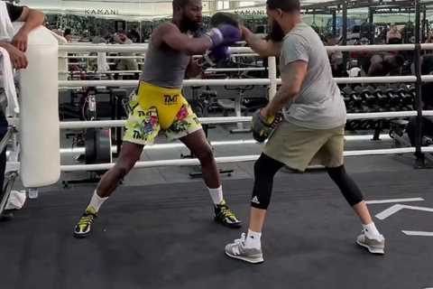 Watch Floyd Mayweather, 45, train for Don Moore fight as boxing legend claims he took NO days off..