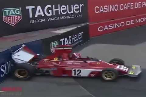 Watch as Formula 1 driver Charles Leclerc crashes legend Niki Lauda’s £1m 1974 Ferrari into wall in ..