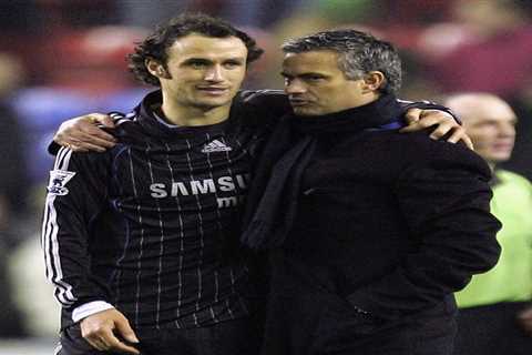 Jose Mourinho told Ricardo Carvalho that Chelsea’s 50-year-old KIT MAN would play ahead of him in..