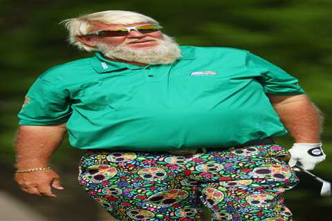 Golf fans react to John Daly’s crazy USPGA outfit as 1991 champ sports huge beard and floral SKULL..