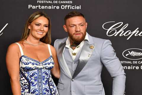 Conor McGregor kisses Dee Devlin on red carpet as UFC star and fiancee dress up for Choprad Cannes  ..