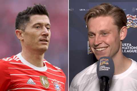 Manchester United target Frenkie de Jong sends message to Robert Lewandowski over Barcelona transfer