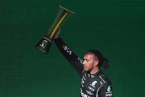  F1 World Celebrates the First of 103 Victories of GOAT Lewis Hamilton 