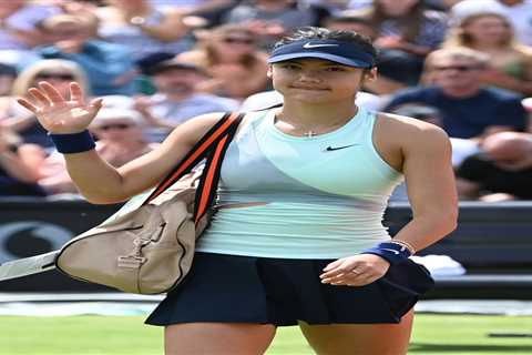 Emma Raducanu risks being undercooked at Wimbledon as Brit hope skips Eastbourne to nurse side..