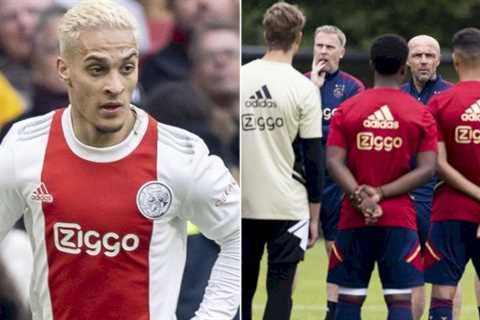 Man Utd and Chelsea target Antony nowhere to be seen at Ajax pre-season training