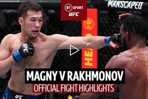 Rakhmonov submits Magny to go 16-0!  Neil Magny v Shavkat Rakhmonov  UFC Official Fight Highlights