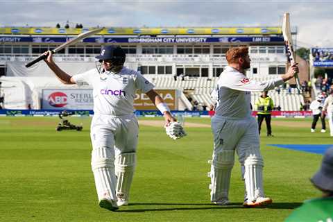 England closing in another famous Test win as Jonny Bairstow and Joe Root lead charge in chase of..