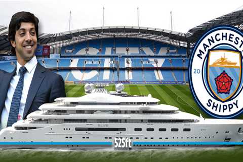 Man City owner Sheikh Mansour splurges £500m on 525ft megayacht which would just squeeze inside..
