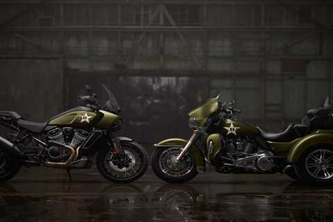 Harley-Davidson Pan America 1250 and Tri Glide G.I. Edition