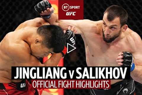 8 knockouts in the UFC! Li Jingliang v Muslim Salikhov  Official Fight Highlights