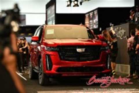 THE COOLEST PLACE IN VEGAS: VIN 001 Escalade-V Heats Up The Block At Barrett-Jackson On Friday