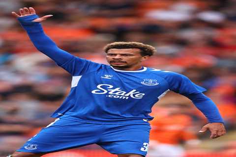 Dele Alli scores for Everton at Blackpool despite flop facing axe just six months after free..