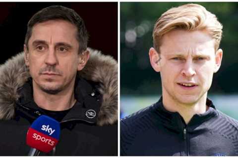 Man Utd hero Gary Neville savaged by ex-Barca ace over Frenkie de Jong comments