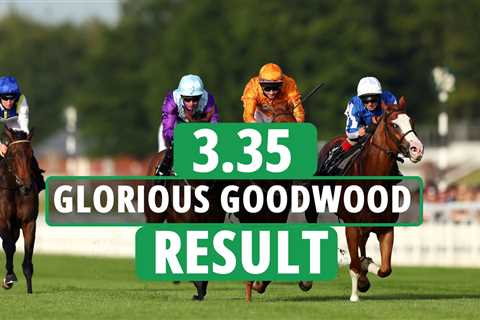 Who won the 3.35 at Goodwood? How EVERY horse finished on day one of Glorious Goodwood