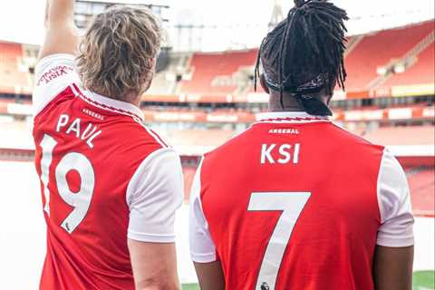 Fans are all saying the same thing as Arsenal announce KSI and Logan Paul as new sponsors