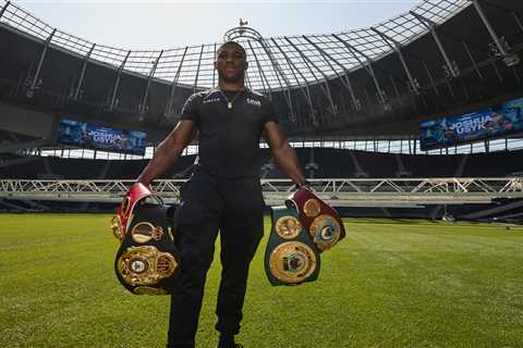 Anthony Joshua threatens to ‘dash’ the heavyweight belts if he wins Oleksandr Usyk rematch in bid..