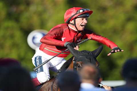 Frankie Dettori ‘not going to be riding much longer’ says pal… but still doing flying dismounts at..