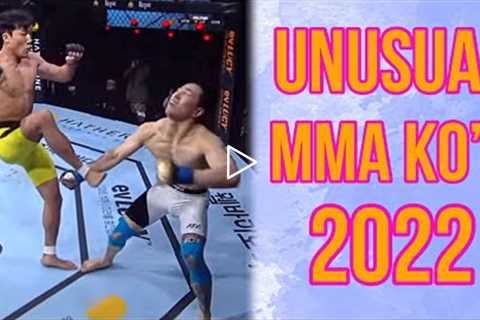 The MOST UNUSUAL Knockouts in MMA 2022