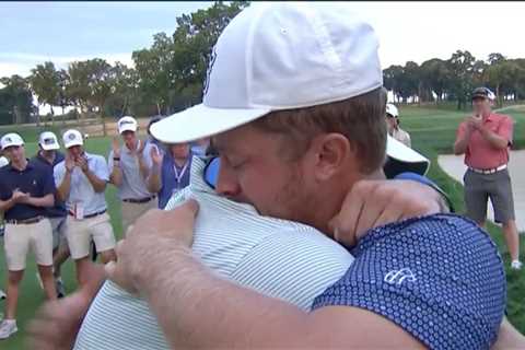 He broke down after his semifinal win at the U.S. Amateur. The reason why will break your heart.